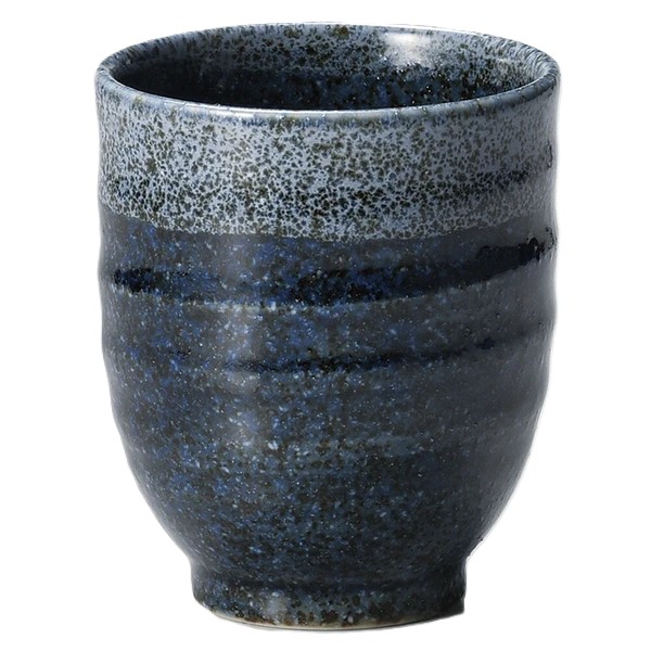 Taza japonesa de té Fuchi azul marino 200 ml