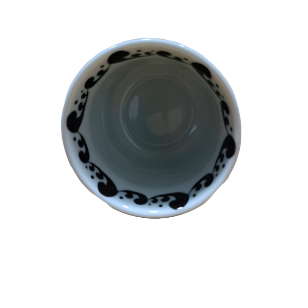 Taza Japonesa Shiranami Ballena 280 ml – Porcelana Mino Ware Made in Japan - Imagen 3