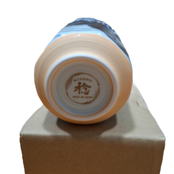 Taza Japonesa Shiranami Ballena 280 ml – Porcelana Mino Ware Made in Japan - Imagen 4