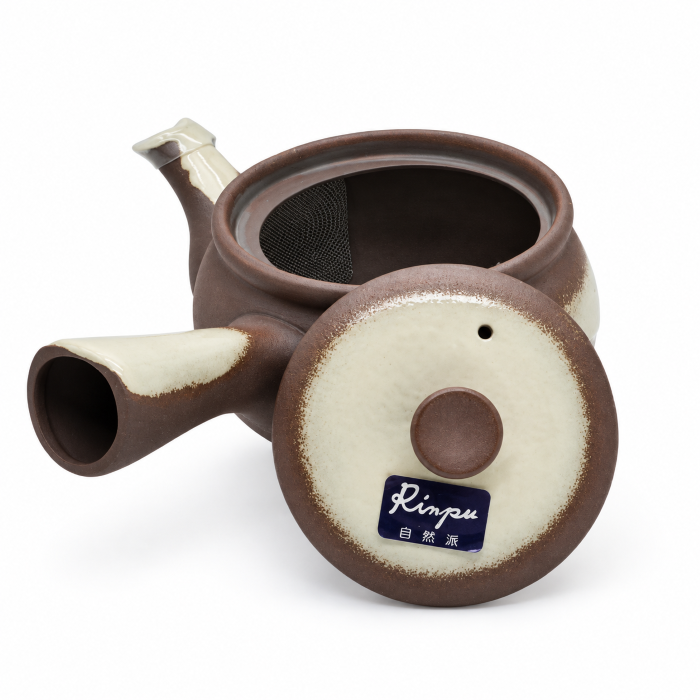 Tetera Japonesa Banko Ware Blanca 300 ml – Kyusu de Cerámica Made in Japan - Imagen 3
